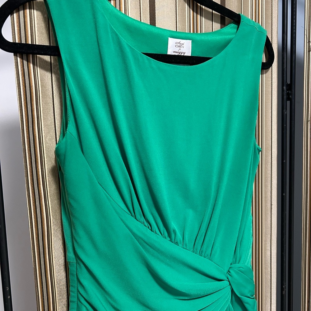 Suzi Chin for Maggy Boutique Green Midi Dress